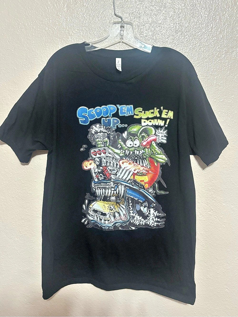 Ed “Big Daddy” Roth Rat Fink Graphic Tee. Kustom Kulture Hot Rod Shirt Black L